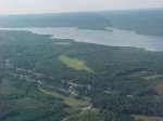 Deep River Airstrip from the air