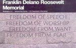 Part of the Brochure from the FDR Memorial
