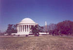 Thomas Jefferson Memorial from Behind