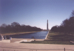 View from the Lincoln Memorial to the Washington Monument