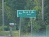 Sign for Bass Lake Road - leading to the KO Lodge