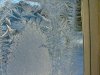 Window Winter ice-crystal growth as fern motifs