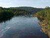 Ottawa River looking downstream from the Des Joachims Bridge