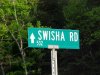 Signpost for Swisha Road