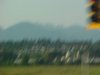 Blurred image of some of the mountains around Vancouver