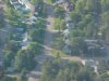 Intersection of Deep River Road and Summit Street from the air