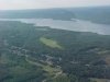 Deep River Airstrip and Ottawa River from the air