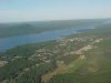 Deep River and Ottawa River from the air