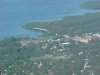 Deep River and Lamure Beach from the air