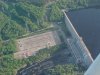 Hydro dam at Rolphton from the air