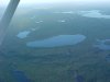 Brent Crater in Algonquin Park from the air (Brant Lake, Gilmour Lake and Tecumseh Lake)