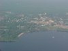 Lamure beach and Deep River from the air