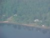Houses on the Ottawa River from the air