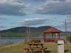 Picnic area near the Deep River Marina, Ottawa River and Quebec