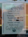 Cafe Ole hours of operation