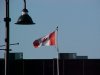 Canadian Flag on a flag pole
