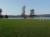 View from the sports field towards the Ottawa River and Quebec