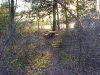 Picnic table near Lamure Beach