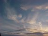 Twilight cloudscapes above Lamure Beach