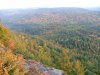 View of Quebec wilderness and Ottawa River from Mount Martin
