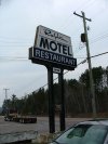 Sign for the Rolphton Motel Restaurant