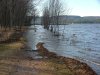 High water level of the Ottawa River at Deep River