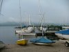 Deep River Marina and a Foggy Quebec in the distance