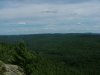 View of Quebec wilderness from the top of Mount Martin