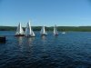 Start of a Deep River Yacht Club race on the Ottawa River