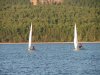 A Deep River Yacht Club race on the Ottawa River
