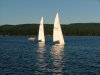 A Deep River Yacht Club race on the Ottawa River