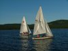 A Deep River Yacht Club race on the Ottawa River