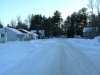 Winter houses and streets of Deep River