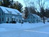 Winter houses and streets of Deep River