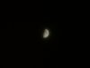 Out of focus moon photograph using 10x zoom