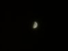 Out of focus moon photograph using 10x zoom