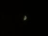 Out of focus moon photograph using 10x zoom