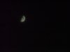 Out of focus moon photograph using 10x zoom