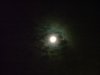 Out of focus moon obscured with cloud using 10x zoom