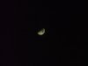 Out of focus moon photograph using 10x zoom
