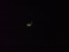 Out of focus moon photograph using 10x zoom