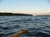 Late afternoon paddling across the Ottawa River
