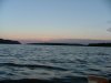 Twilight canoeing on the Ottawa River near Deep River, Ontario