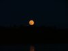 Orange Moonrise over the Ottawa River near Deep River