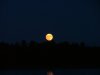Orange Moonrise over the Ottawa River near Deep River