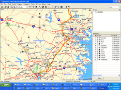 GPS  Track  Deep River to Washington D.C.