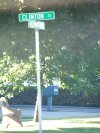 Sign for Clinton Street