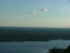 View of the Ottawa River and clouds from atop Mount Martin (GPS: N46�06.996' ; W77�26.032')