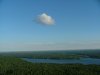 View of the Ottawa River and clouds from atop Mount Martin (GPS: N46�06.996' ; W77�26.032')