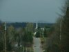 Church Steeple of Bonfield, Ontario visible in the distance